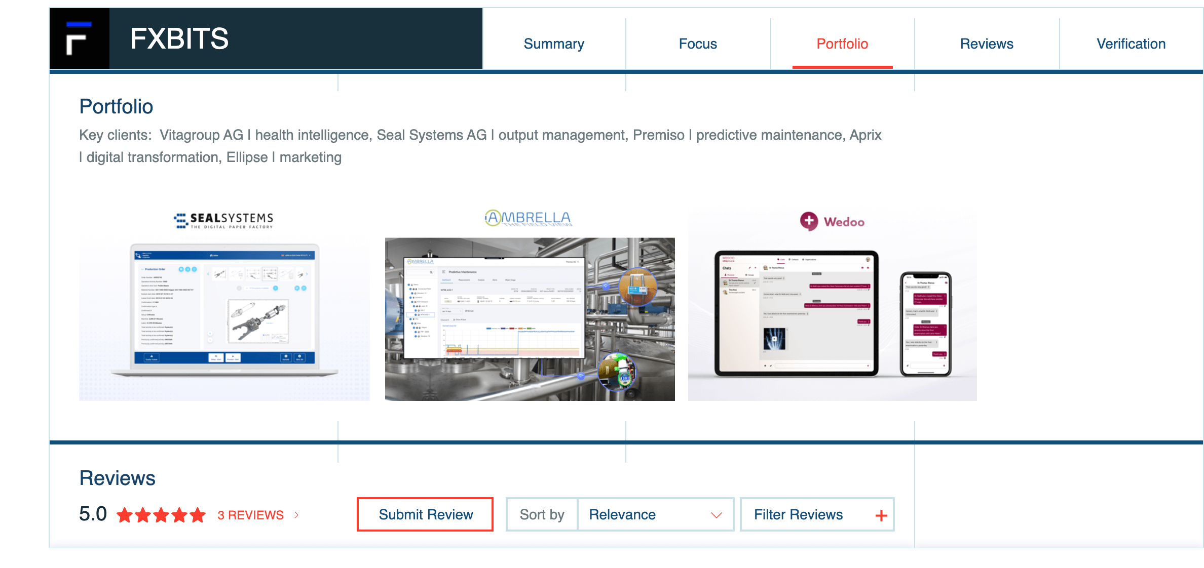 FXBITS in [good company] on Clutch